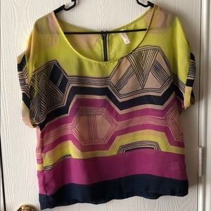 Multicolored top